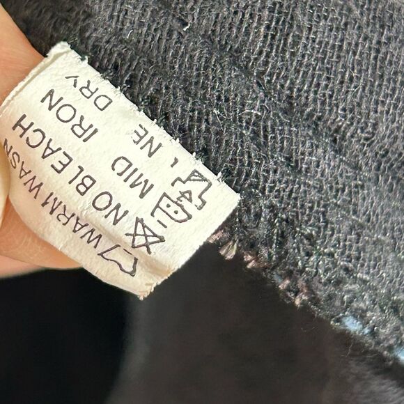 PEACOCK WAYS Ladies Tunic Black One Size Lagenlook Artsy Art To Wear Boho Casual - Picture 4 of 12